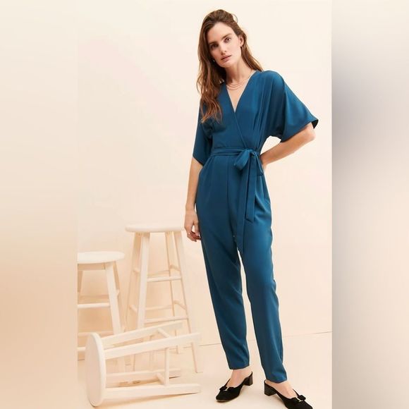 Anthropologie| HUTCH Pleated Jumpsuit​ - Picture 1 of 4